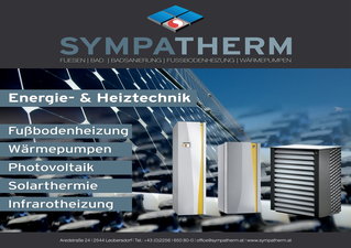 Werbung der Firma Sympatherm